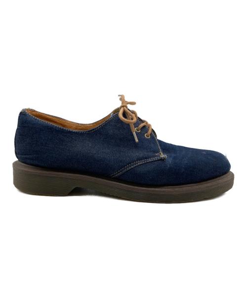 Dr.Martens（ドクターマーチン）Dr.Martens (ドクターマーチン) CAGNEY DENIM３ホールシューズ インディゴ サイズ:UK8の古着・服飾アイテム
