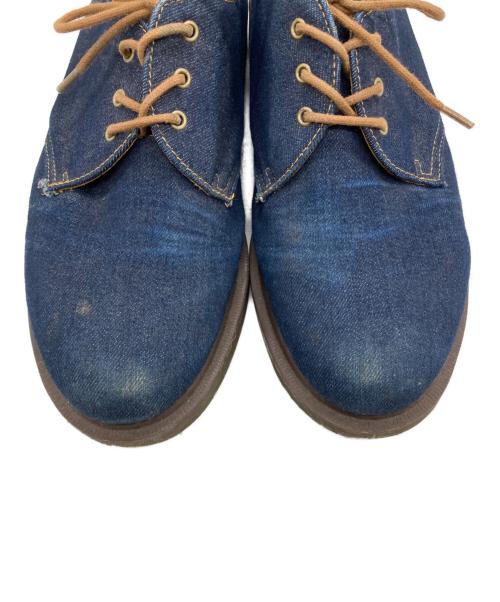 Dr.Martens（ドクターマーチン）Dr.Martens (ドクターマーチン) CAGNEY DENIM３ホールシューズ インディゴ サイズ:UK8の古着・服飾アイテム
