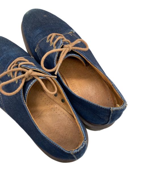 Dr.Martens（ドクターマーチン）Dr.Martens (ドクターマーチン) CAGNEY DENIM３ホールシューズ インディゴ サイズ:UK8の古着・服飾アイテム