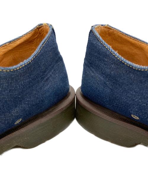 Dr.Martens（ドクターマーチン）Dr.Martens (ドクターマーチン) CAGNEY DENIM３ホールシューズ インディゴ サイズ:UK8の古着・服飾アイテム