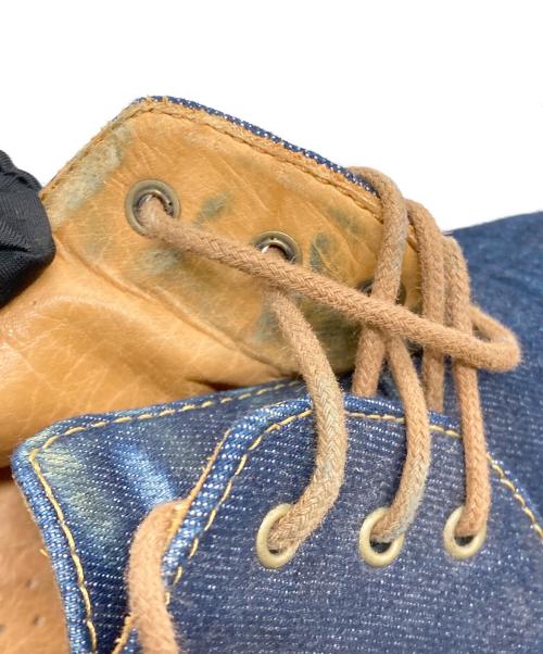 Dr.Martens（ドクターマーチン）Dr.Martens (ドクターマーチン) CAGNEY DENIM３ホールシューズ インディゴ サイズ:UK8の古着・服飾アイテム
