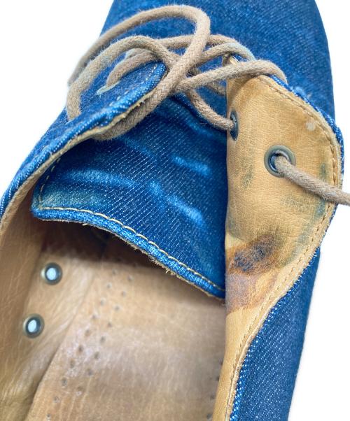 Dr.Martens（ドクターマーチン）Dr.Martens (ドクターマーチン) CAGNEY DENIM３ホールシューズ インディゴ サイズ:UK8の古着・服飾アイテム