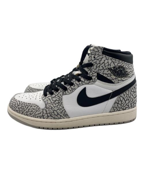 NIKE（ナイキ）NIKE (ナイキ) RETRO HIGH OG グレー×ホワイト サイズ:28cmの古着・服飾アイテム