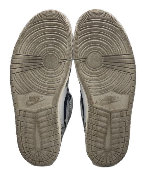 NIKE（ナイキ）NIKE (ナイキ) RETRO HIGH OG グレー×ホワイト サイズ:28cmの古着・服飾アイテム