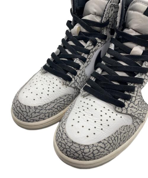 NIKE（ナイキ）NIKE (ナイキ) RETRO HIGH OG グレー×ホワイト サイズ:28cmの古着・服飾アイテム