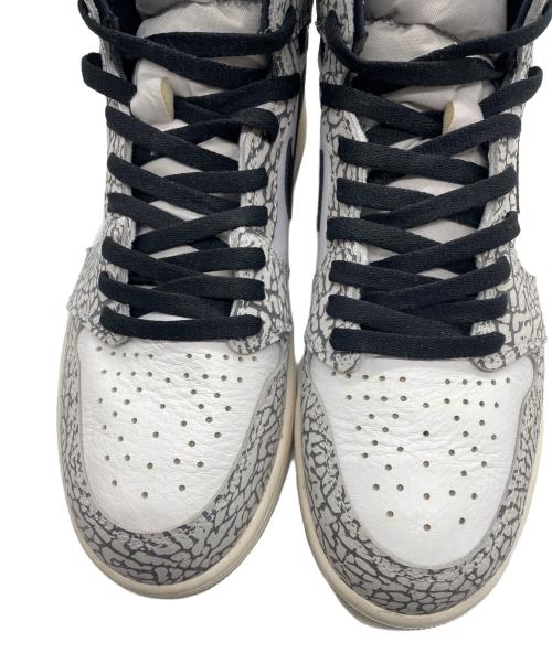 NIKE（ナイキ）NIKE (ナイキ) RETRO HIGH OG グレー×ホワイト サイズ:28cmの古着・服飾アイテム