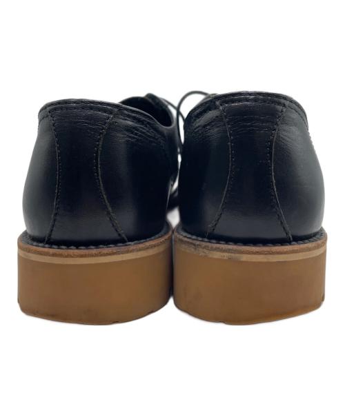 PADRONE（パドローネ）PADRONE (パドローネ) Uレザーシューズ ブラック サイズ:40の古着・服飾アイテム