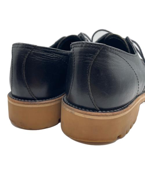 PADRONE（パドローネ）PADRONE (パドローネ) Uレザーシューズ ブラック サイズ:40の古着・服飾アイテム