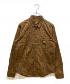 CarHartt×NEIGHBORHOODカーハート×ネイバーフッド）の古着「L/S TRACEY LEOPARD SHIRT」｜ブラウン