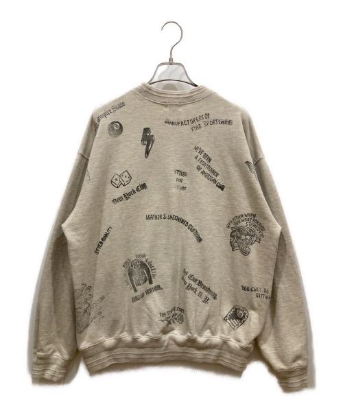 Schott（ショット）Schott (ショット) FADE STAMP SWEAT グレー サイズ:SIZE Mの古着・服飾アイテム