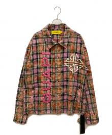 GUAPI（グアピ）の古着「フランネルジャケット」｜オレンジ