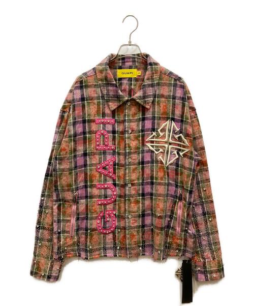 GUAPI（グアピ）GUAPI (グアピ) フランネルジャケット オレンジ サイズ:SIZE Mの古着・服飾アイテム