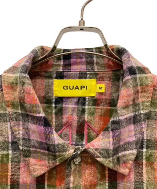 GUAPI（グアピ）GUAPI (グアピ) フランネルジャケット オレンジ サイズ:SIZE Mの古着・服飾アイテム