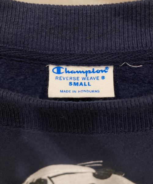 Champion REVERSE WEAVE（チャンピオン リバース ウィーブ）Champion REVERSE WEAVE (チャンピオン リバース ウィーブ) JACKSON MATISSE (ジャクソンマティス) PEANUTS (ピーナッツ) プリントスウェット ネイビー サイズ:SIZE Sの古着・服飾アイテム