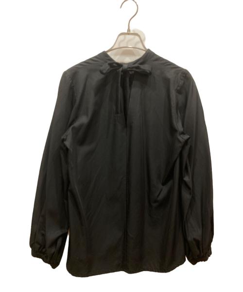 L'appartement（アパルトモン）L'Appartement (アパルトモン) Crew neck Gather Blouse ブラック サイズ:Freeの古着・服飾アイテム