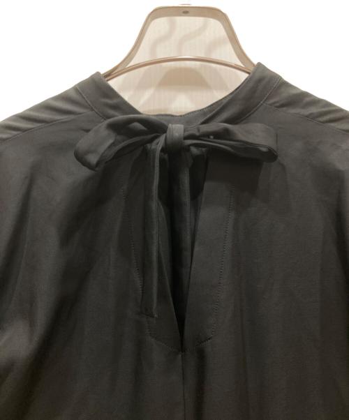 L'appartement（アパルトモン）L'Appartement (アパルトモン) Crew neck Gather Blouse ブラック サイズ:Freeの古着・服飾アイテム
