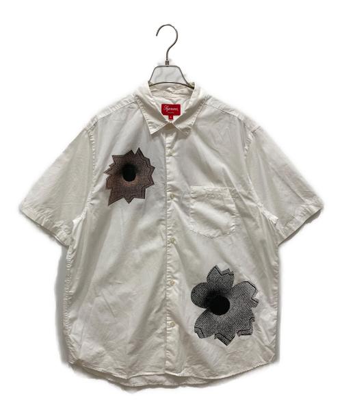 SUPREME（シュプリーム）SUPREME (シュプリーム) Nate Lowman S/S Shirt ホワイト サイズ:SIZE Lの古着・服飾アイテム