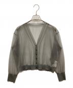 martiniqueマルティニーク）の古着「シアーナイロンポリエステルカーディガン」｜グレー