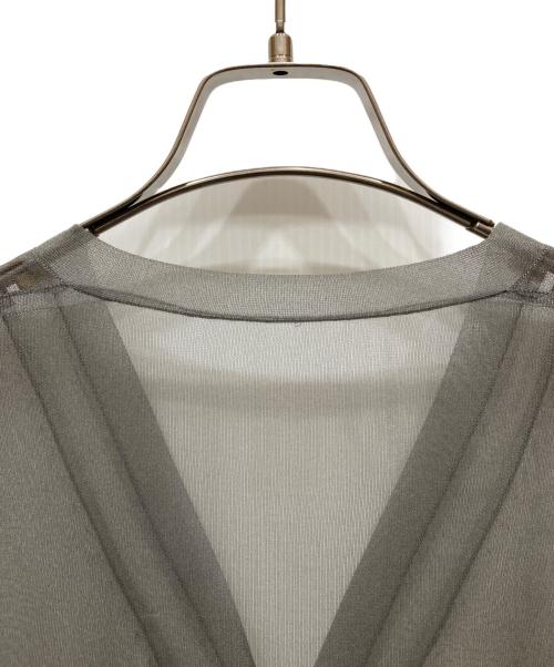 martinique（マルティニーク）martinique (マルティニーク) シアーナイロンポリエステルカーディガン グレー サイズ:不明の古着・服飾アイテム