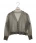 martinique（マルティニーク）の古着「シアーナイロンポリエステルカーディガン」｜グレー