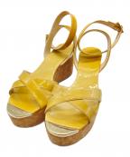 JIMMY CHOOジミーチュウ）の古着「ストラップサンダル」｜イエロー