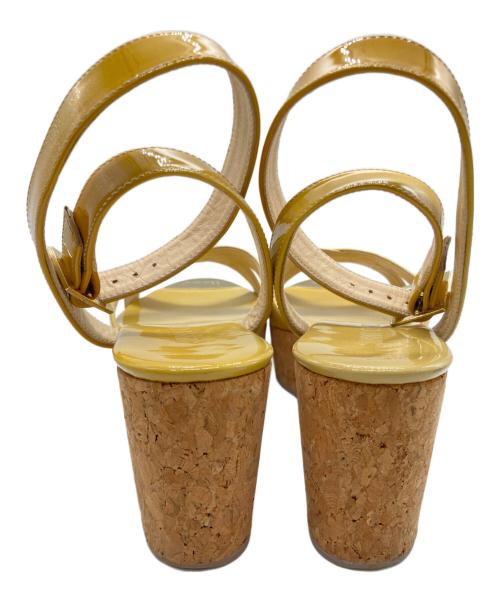 JIMMY CHOO（ジミーチュウ）JIMMY CHOO (ジミーチュウ) ストラップサンダル イエロー サイズ:SIZE 38の古着・服飾アイテム