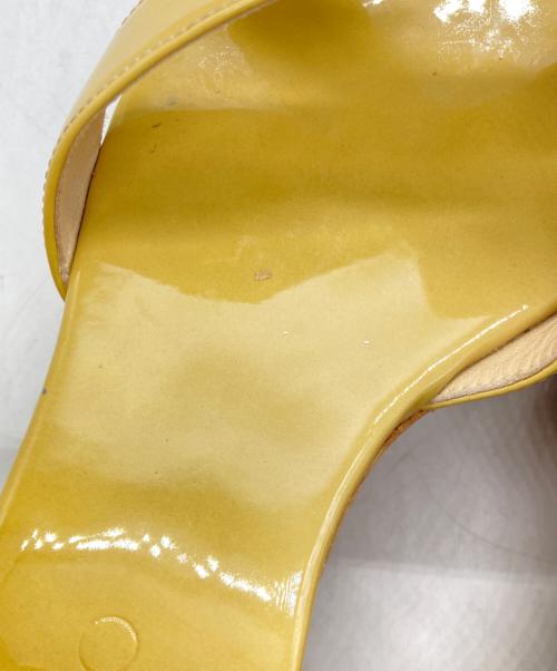 JIMMY CHOO（ジミーチュウ）JIMMY CHOO (ジミーチュウ) ストラップサンダル イエロー サイズ:SIZE 38の古着・服飾アイテム