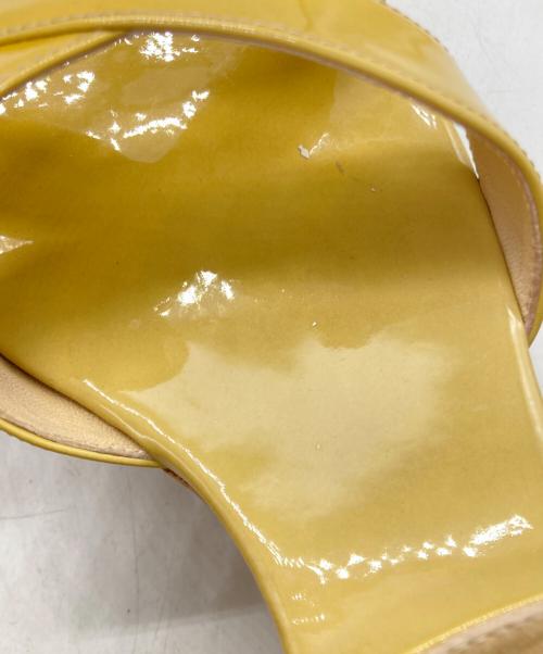 JIMMY CHOO（ジミーチュウ）JIMMY CHOO (ジミーチュウ) ストラップサンダル イエロー サイズ:SIZE 38の古着・服飾アイテム