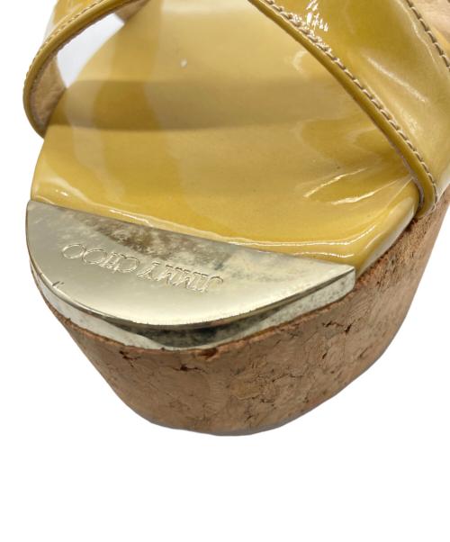 JIMMY CHOO（ジミーチュウ）JIMMY CHOO (ジミーチュウ) ストラップサンダル イエロー サイズ:SIZE 38の古着・服飾アイテム