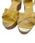 中古・古着 JIMMY CHOO (ジミーチュウ) ストラップサンダル イエロー サイズ:SIZE 38：5000円