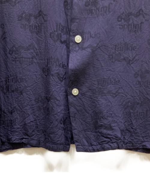 Hysteric Glamour（ヒステリックグラマー）Hysteric Glamour (ヒステリックグラマー) 総柄レーヨンシャツ ネイビー サイズ:SIZE Mの古着・服飾アイテム