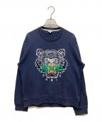 KENZOケンゾー）の古着「クルーネックスウェット」｜ネイビー