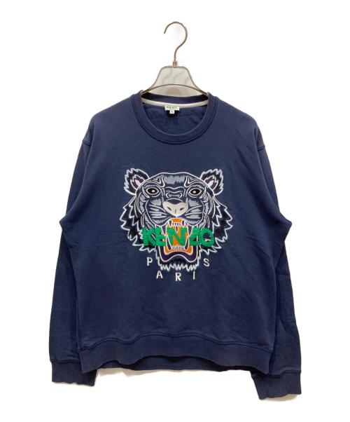 KENZO（ケンゾー）KENZO (ケンゾー) クルーネックスウェット ネイビー サイズ:SIZE XLの古着・服飾アイテム