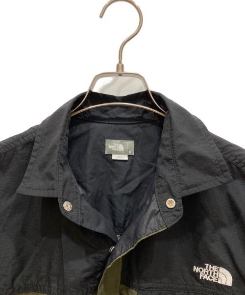 THE NORTH FACE（ザ ノース フェイス）THE NORTH FACE (ザ ノース フェイス) S/S Nuptse Shir ブラック×カーキ サイズ:SIZE Mの古着・服飾アイテム