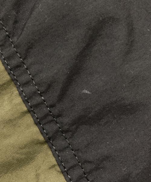 THE NORTH FACE（ザ ノース フェイス）THE NORTH FACE (ザ ノース フェイス) S/S Nuptse Shir ブラック×カーキ サイズ:SIZE Mの古着・服飾アイテム