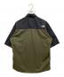 THE NORTH FACE (ザ ノース フェイス) S/S Nuptse Shir ブラック×カーキ サイズ:SIZE M：6000円