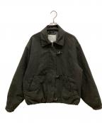 ZARAザラ）の古着「クロップドフィットトグルボタンジャケット」｜ブラック