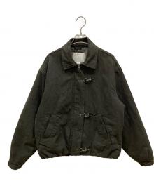 ZARA（ザラ）の古着「クロップドフィットトグルボタンジャケット」｜ブラック