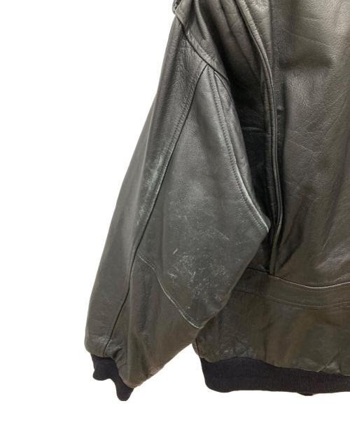 USED（ユーズド）USED (ユーズド) a-2ジャケット ブラック サイズ:不明の古着・服飾アイテム