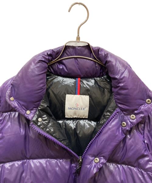 MONCLER（モンクレール）MONCLER (モンクレール) ダウンジャケット パープル サイズ:SIZE 0の古着・服飾アイテム