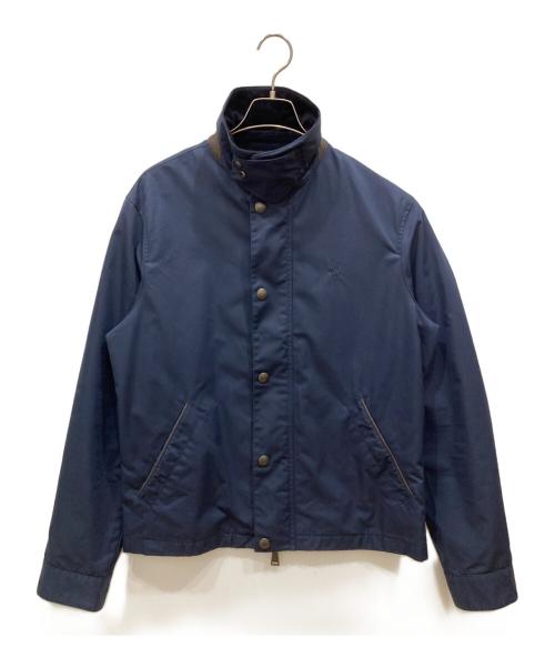 POLO RALPH LAUREN（ポロ・ラルフローレン）POLO RALPH LAUREN (ポロ・ラルフローレン) 襟コーデュロイハンティングジャケット ネイビー サイズ:Sの古着・服飾アイテム