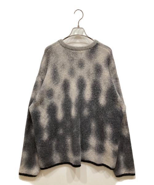 stussy（ステューシー）stussy (ステューシー) GRADIENT DOT BRUSHED SWEATER グレー サイズ:SIZE XLの古着・服飾アイテム