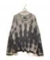 stussy（ステューシー）の古着「GRADIENT DOT BRUSHED SWEATER」｜グレー