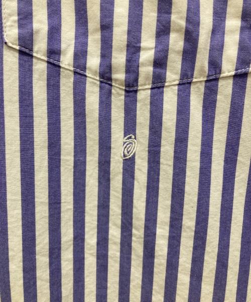 stussy（ステューシー）stussy (ステューシー) Classic Poplin stussy shirt ホワイト サイズ:Lの古着・服飾アイテム