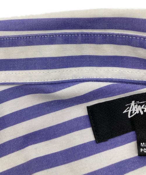stussy（ステューシー）stussy (ステューシー) Classic Poplin stussy shirt ホワイト サイズ:Lの古着・服飾アイテム