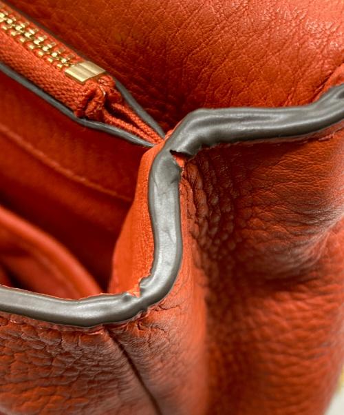 TORY BURCH（トリーバーチ）TORY BURCH (トリーバーチ) レザーショルダーバッグ オレンジの古着・服飾アイテム