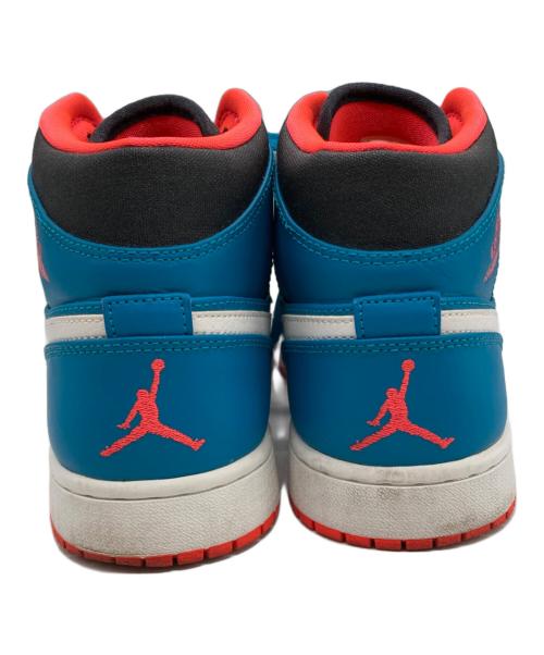 NIKE（ナイキ）NIKE (ナイキ) AIR JORDAN 1 MID ブルー×ピンク サイズ:SIZE 28cmの古着・服飾アイテム