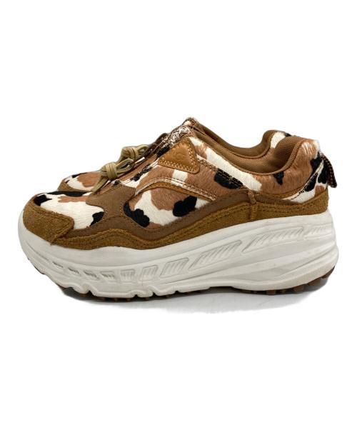 UGG（アグ）UGG (アグ) Zip Cow Print ブラウン サイズ:SIZE 23.5cmの古着・服飾アイテム