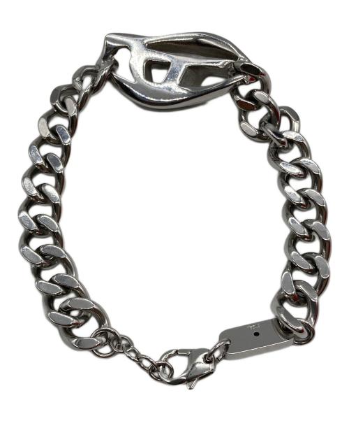 DIESEL（ディーゼル）DIESEL (ディーゼル) ロゴチェーンブレスレットの古着・服飾アイテム