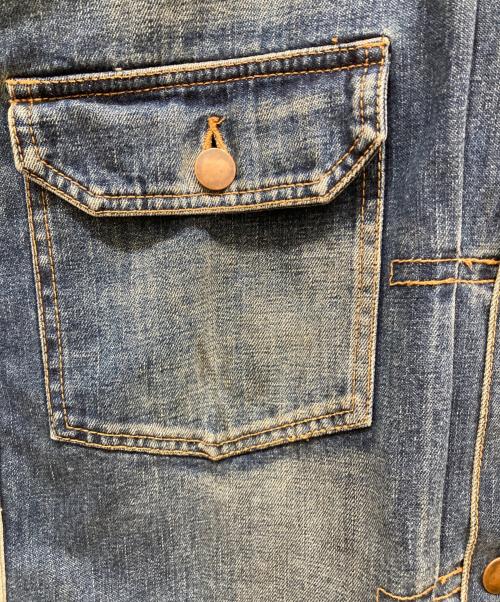 MIHARA YASUHIRO（ミハラヤスヒロ）MIHARA YASUHIRO (ミハラヤスヒロ) 異素材ドッキングデニムジャケット インディゴ サイズ:SIZE Sの古着・服飾アイテム